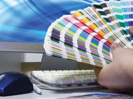 Graphic design and production of printed labels all under one roof